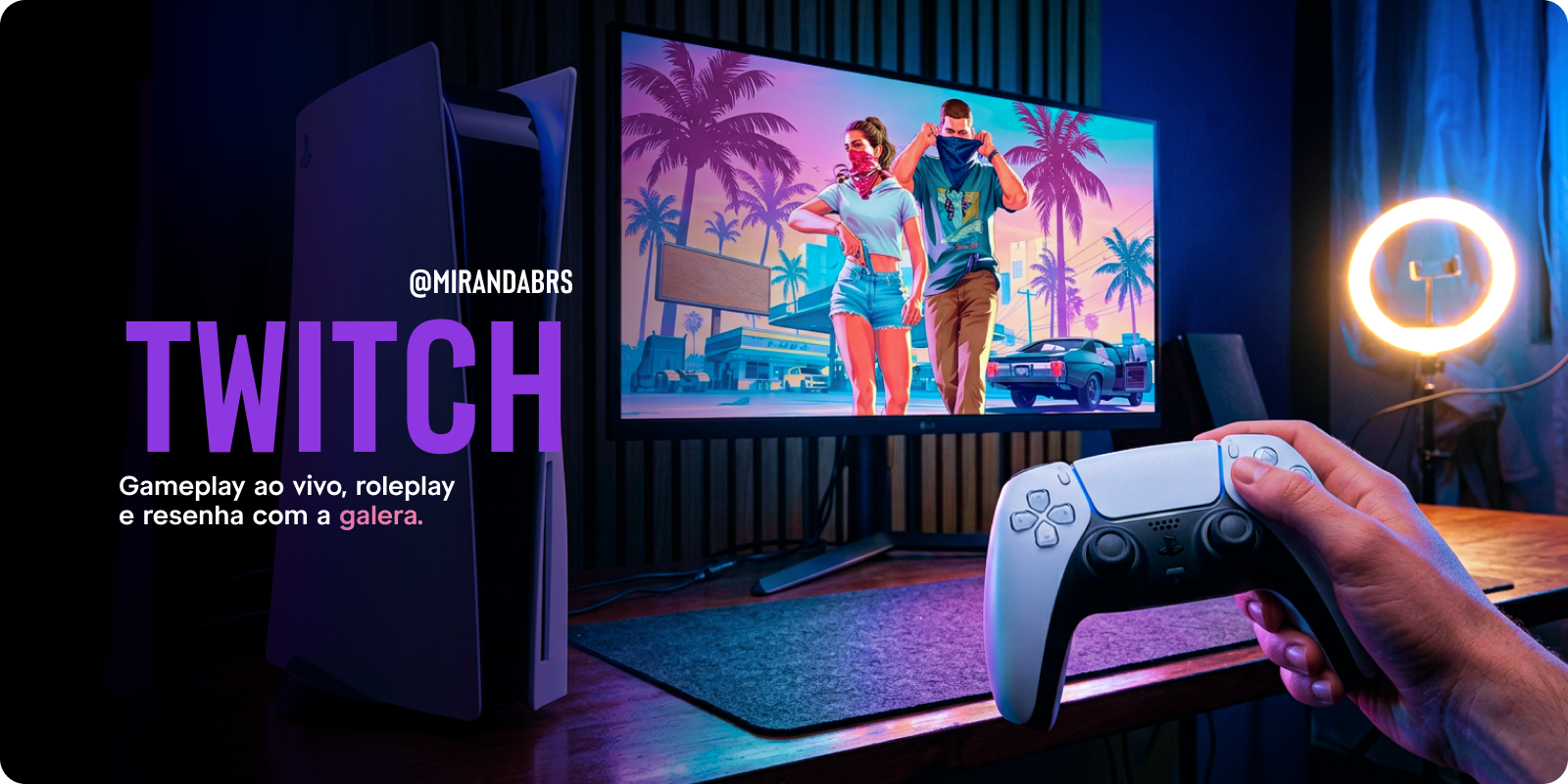 Twitch — canal do MirandaBRS